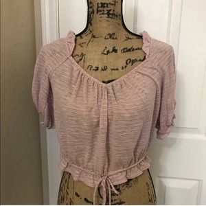 FREE PEOPLE “ Dorothy “ Top - pink - Small
